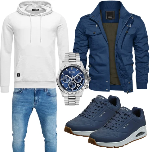 Grau Overall Redbridge kombinieren mit Blau/Dunkelblau Winterjacke/Funktionsjacke/Sommerjacke/Frühlingsjacke/Übergangsjacke Herbstjacke/Jacke mit Seitlichem Reißverschluss KEFITEVD