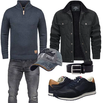 Casual Outfits Elegant mit Schwarz Unkategorisiert Tommy Hilfiger "Casual Outfit"Look: Elegant, Schlichte, Moderne, Metal