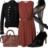 Rdeča Obleke velikih velikosti outfiti za dame image