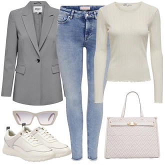 Outfit s Šedá Geox "Elegantní vzhled"