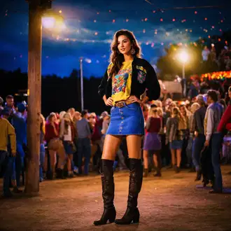 Kombinacije za kaubojke Seksi sa Pink Majica s printom/Otmjena majica/Duga košulja/Dugi top/Majica kratkih rukava/Ležerna majica/Predimenzionirana majica DKNY "Festivalni ležerni stil"Look: Ležerno, Seksi, Babydoll