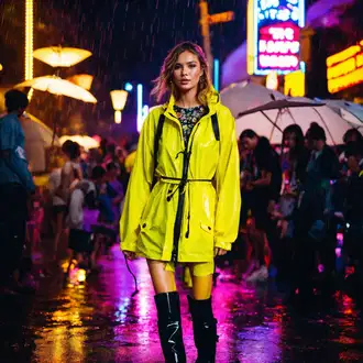Kombinacije za festival Coachella sa Crvena/Ljubičasta/Smeđa/Pink Omotna Haljina/Haljina Bez Rukava/Nicky Haljina/Haljina S Printom/Cvjetna Haljina/Mini Haljina Trendyol "Festivalski stil s kišobranom"Look: Coachella, Malle, Vrtne zabave, Festival, Koncer, Brvnare, Fašnik, 18. rođendan, Valentinovo, Pop koncert, Majčin dan, Rođendan
