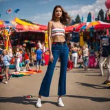 Summer outfits with jeans PATRIZIA PEPE za dame image