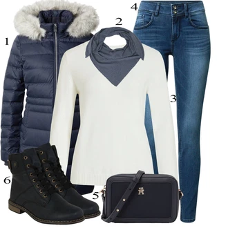 Black Outfits mit Tom Tailor "Zimski outfit"