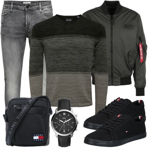Frühlings Outfits Schwarz/Grau/Rot/Silber/Rosa/Dunkelgrau/Blau Armbanduhr/Uhrenbatterie/Uhrwerkzeug/Smartwatch Fossil kombinieren