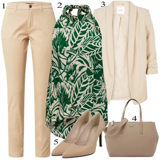 Chino pants outfits "Pomladanska Obleka"