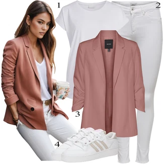 outfit mit Siva Adidas Originals "poletni videz"