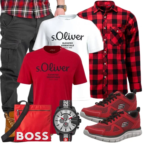 Frühlings Outfits Rosa/Rot Unkategorisiert S.Oliver kombinieren