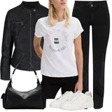 Rovné Džíny Zima Outfity pro ženy image