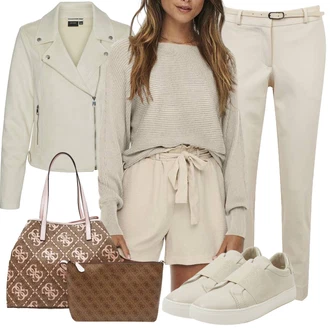 Pametno ležerno Outfit sa Hlače s Prorezom/Naborane hlače/Carrot Hlače/Ravna Hlača/Hlača od Odijela/Chino Hlače/Slip-on Hlača/Hlače od muslina/Uske Hlača orsay "Moderan look za slobodno vrijeme"Look: Old Money, Ured, Pametno ležerno, Elegantan, Šik, cool, 20-ih godina, Burleska, Chic, Prekrasan