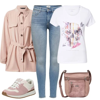 outfit mit Roza Športni copat Cam čevelj/Fitnes copat/Gimnastični čevelj/Tekaški copat/Teniški copat/Fitnes copat UGG "Outfit za Sprehod"