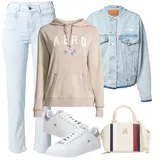 Denim jacket outfits Tommy Hilfiger za dame image