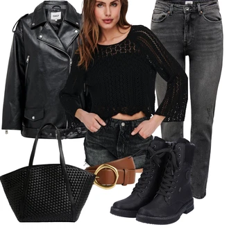 Nepromokavý Outfit s Černá Kožené pánské obuv/Kozačka Zimní kotníková bota/Zimní Kozačka z jehněčí kůže/Nepromokavá Kozačka/Ovčí Kožešinová Bota/Kotníková Bota s Podšívkou/Bojová Bota/Šněrovací Kotníková Bota/Klasická Kozačka/Vycpaná Kozačka Rieker "Outfity na volný čas"