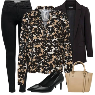 Outfity na zimu Elegantní s Černá/Bílá/Hnědá Tamaris, Khaki/Béžová/Hnědá Taška Přes Rameno/Obchodní Taška/Kancelářská Taška/Taška/Brašna/Shopper taška/Taška Na Rameno/Velká taška orsay "Outfity na zimu"Look: Techno, Měkká dívka, Šik, Glamourové, Elegantní, Bezešvé, Klasické, Fancy, Rad, Traditional, Vintage, Italský, Moderní, 20 léta, Skromné
