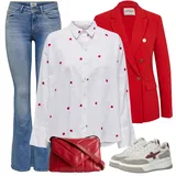 Outfity na zimu   bílé tenisky image