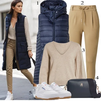 outfit mit Siva Reebok "Obleka za prosti čas"