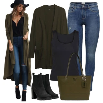 s Vysokým Shaftem Outfit s Černá Kozačka Kožená bunda/Bota na platformě/Kotníková Bota s Podšívkou/Kotníková Bota Na Podpatku/Chelsea Boty/Letní kotníková Kozačka/Zimní kotníková bota/Kožená kotníková bota/Bota na Platformě Only "Perfektní na jaro"