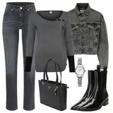 Outfity s Botami: Bílé Chelsea Boty image