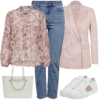 Outfit s Šedá michael kors "Perfektní na zimu"