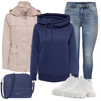 Outfit s Hnědá/Béžová/Khaki Funkční Bunda/Letní Bund/Jarní bunda/Udržitelná bunda/Vosková Bunda/Bunda s Bočním Zipem/Cargo bunda/Podzimní bunda/Dvojitá bunda/Parka Přechodová Bund Only "Perfektní pro volný čas"