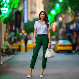 Outfity pro léto s Bílá/R??ová/?ervená Ko?ilová Bl?za/Ko?ile s krátkým rukávem/Obchodní ko?ile/Business ko?ile/Ne?ehlivá ko?ile/Le?érní ko?ile/Mu?elínová ko?ile qs "Podnikový letní vzhled"