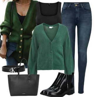 Preproste outfit mit Temno modra/Modra/Svetlo modra Kavbojke Visokega Pasu/Usnjene Čevlje/Zimska jakna/Motoristične Kavbojke/Push up Kavbojke/Termodžinsi/Kavbojke na Poteg Only "Pomladanski Outfit"Look: Preproste, Stil, Brez šivov