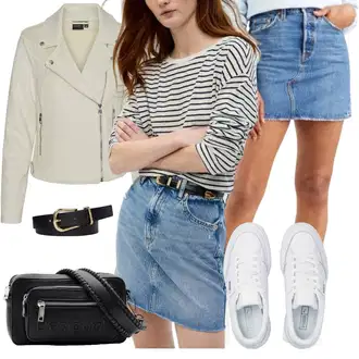 Outfiti za skunje Duga sa Crna/Smeđa Torba preko ramena/Mala Torbica/Muška torba Desigual "Praktičan look"