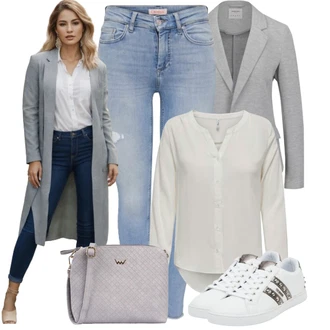 Outfity pro volný čas Měkké s VERO MODA "Praktický vzhled"