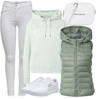 Outfit s Světle Zelená/Zelená Dámský Svetr/Svetr s kapucí/Originální mikina/Svetr S Kapucí/Unisex Mikina S Kapucí/Sportovní mikina/Sportovní mikina/Pletená mikina s kapucí/Vintage mikina aÉropostale "Stylový vzhled do kanceláře"