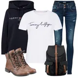 Outfity s nadrozměrnými svetry pro partnery image