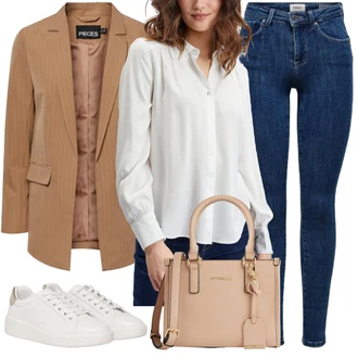 Outfity pro práci s Šedá orsay "Profesionální vzhled"