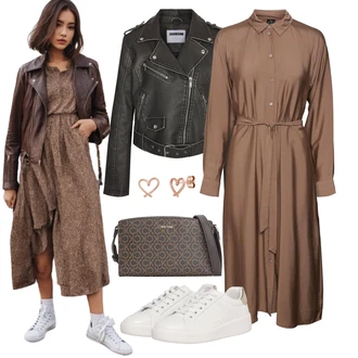 Outfit s Šedá/Hnědá/Tmavě hnědá/Béžová/Khaki/Růžová Taška Přes Rameno/Dopisová peněženka/Sportovní Taška Přes Rameno/Taška/Klasická Taška Přes Rameno/Malá Taška/Pánská taška/Pásková taška Calvin Klein "Perfektní na jaro"