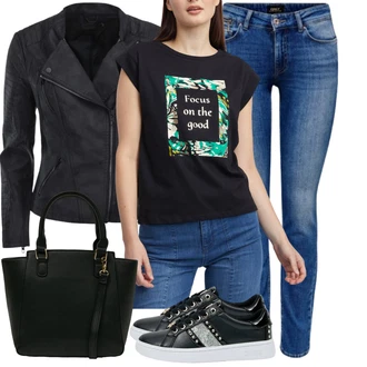 Outfity se stylem Kovbojka s Modrá/Tmavě modrá/Růžová/Bílá/Hnědá Only "Skvělý pro volný čas"Look: Premium, Egirl, Elegantní, Bezešvé, Pohodlný, Měkká dívka, Trendový, Kovbojka, Sexy, Ležérní, Disko, Cool, Western