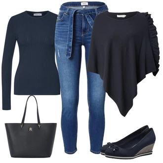 outfit mit Cream "Sodobni Pomladni putfit"