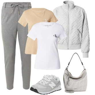 Športne Outfiti mit Velika velikost Plašč B.young "Sodobni Pomladni putfit"