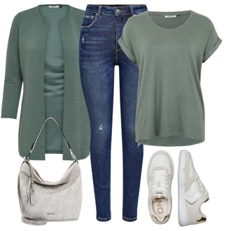 Denim outfits mit Temno modra/Modra Kavbojke z Razporkom/Usnjena Jakna/Usnjene Čevlje/Zimska jakna/Kavbojke na Poteg/Push up Kavbojke/Kavbojke Visokega Pasu/Kavbojke z Luknjo/Usnjene jakne/Ženske 7/8 Kavbojke/Gležnarji Only "Sodobni Pomladni putfit"