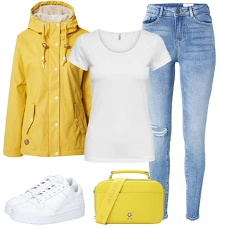 outfit mit Adidas Originals "Sodobni Pomladni putfit"