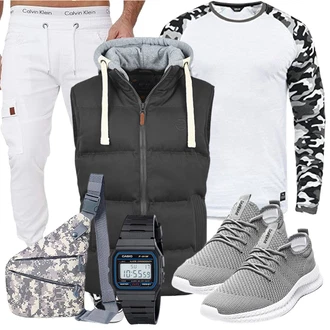 Stil Outfits Disco mit Unkategorisiert OneRedox "Sportlich Outfit"Look: Classic, Büro, Moderne, Empire, Casual, Elegant, Disco
