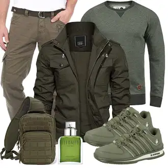 Outfit mit Blau/Grün Unkategorisiert Brandit "Sportlich Outfit"
