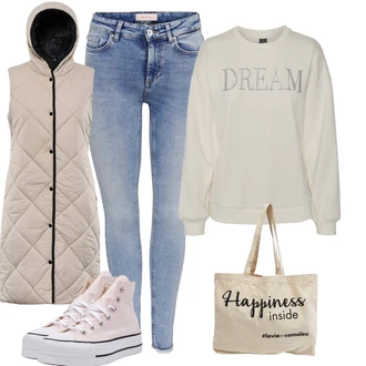 Květinová Moc Outfit s Růžová Plátěná Teniska/Teniska teddy/Teniska se Třpytkami/Zimní Tenisky/Teniska na platformě/Teniska s dírkovaným vzorem Converse "Sportovní zimní outfit"