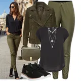 Outfity pro zábavu s koženými kalhotami image