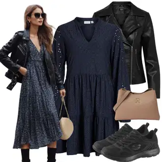 Oblečení se sukní Síťovina s Šedá/Černá/Tmavě šedá Běžecká bota/Bota na fitness/Tréninková bota/Gymnastická bota/Běžecká bota Skechers "Vzhled casual"