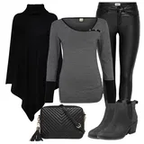 Outfity s černými ponči image