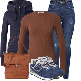 574 Outfit s Modrá/Světle modrá/Tmavě modrá Běžecká bota/Běžecká bota/Tréninková bota/Gymnastická bota/Bota na fitness New Balance "Cool každodenní outfit"