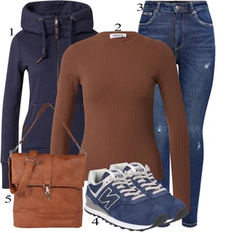 Denim outfits mit Temno modra/Modra Kavbojke z Razporkom/Usnjena Jakna/Usnjene Čevlje/Zimska jakna/Kavbojke na Poteg/Push up Kavbojke/Kavbojke Visokega Pasu/Kavbojke z Luknjo/Usnjene jakne/Ženske 7/8 Kavbojke/Gležnarji Only "Obleka za prosti čas"