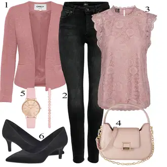 Outfits for chubby Disko mit Črna/Temno siva/Siva Usnjena Jakna/Motoristične Kavbojke/Kavbojke Visokega Pasu/Kavbojke z Razporkom/Push up Kavbojke/Ozke Kavbojke/Usnjene Čevlje/Termodžinsi/Zimska jakna Only "Obleka za prosti čas"Look: Stil, Brez šivov, Kul, Stari denar, Preproste, Disko
