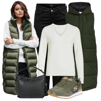 Motor Outfit sa Crna Jeggings/Skinny Hlače/Motociklistička hlača/Biciklistička Hlača Only "Opušteni izgled"Look: Motor, Jahanje