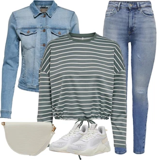 Outfity pro zábavu Elegantní s Puma "Stylový look na jaro"Look: Sportovní, S Metall, Estetika, Streetwear, Klasické, Elegantní, S průsvitem