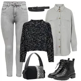 Estetické pyžamové outfity z džínu image