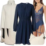 Pleten Plašč iz Flisa outfiti za dame image